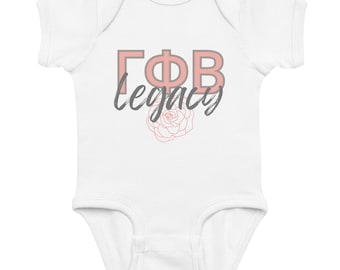 Gamma Phi Beta Legacy Baby Onesie