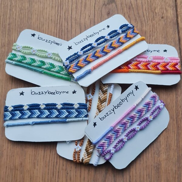 Friendship Bracelet Set Etsy