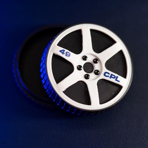 Contenedor de almacenamiento de ruedas estilo JDM – Caja de regalo para aficionados a los coches estilo TE37