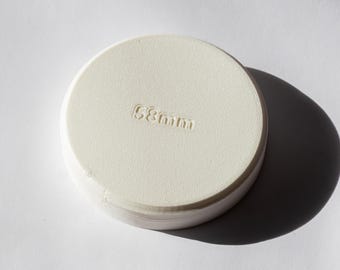 Estuche para filtros de lente de 58 mm: almacenamiento compacto de viaje con rosca para filtros de cámara