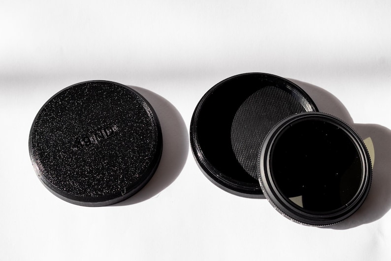 Estuche para filtros de lente de 82 mm: almacenamiento de viaje compacto con rosca para filtros de cámara imagen 4