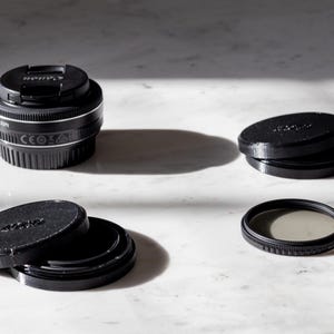 Estuche para filtros de lente de 82 mm: almacenamiento de viaje compacto con rosca para filtros de cámara imagen 5