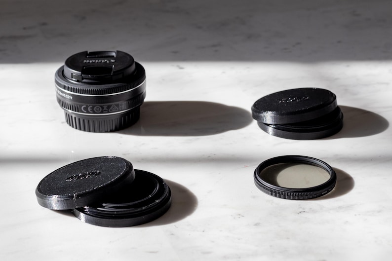 Estuche para filtros de lente de 82 mm: almacenamiento de viaje compacto con rosca para filtros de cámara imagen 5