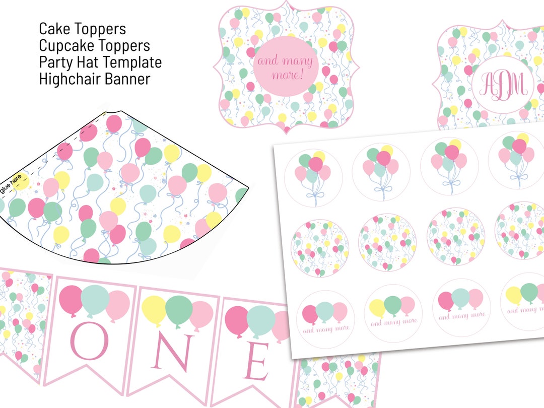 Many Toppers And Many More Cake Toppers, Party Hat, and Banner - Etsy