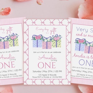 Every Day is a Gift Birthday Invitation