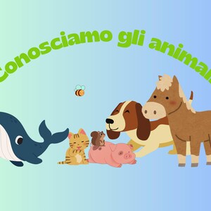 Conosciamo i principali animali divertendoci