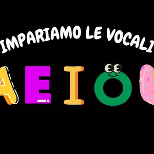 Impariamo le vocali divertendoci