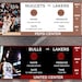 Custom Basketball Tickets Printable Basketball Tickets Canva Template ...