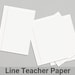 Printable Lined Paper | Ruled Notebook Paper | Lined Notebook | School ...