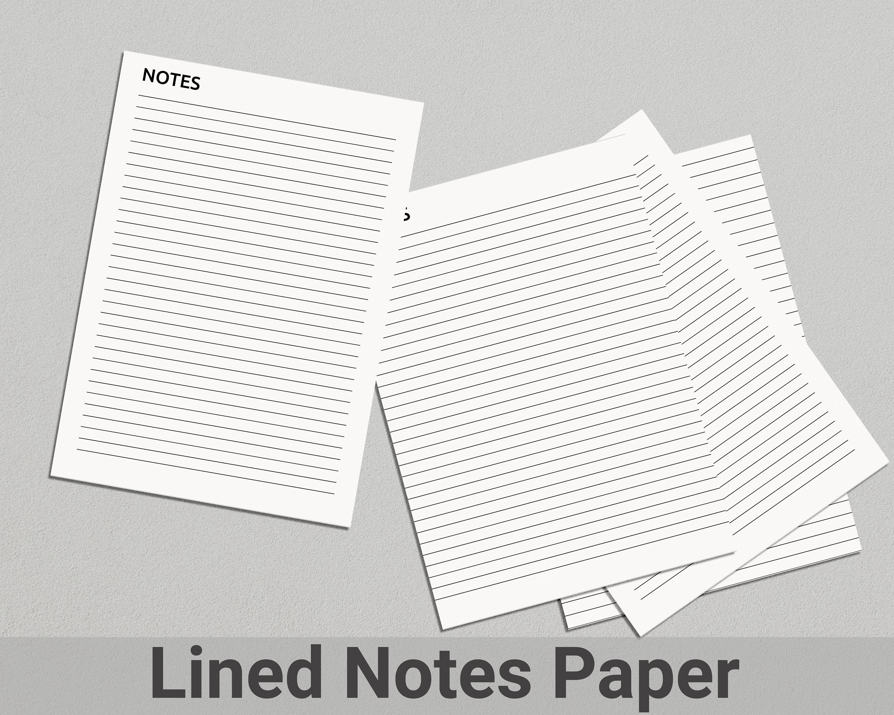 Printable Notes Page | Notes Template | Note Taking | Writing Paper ...