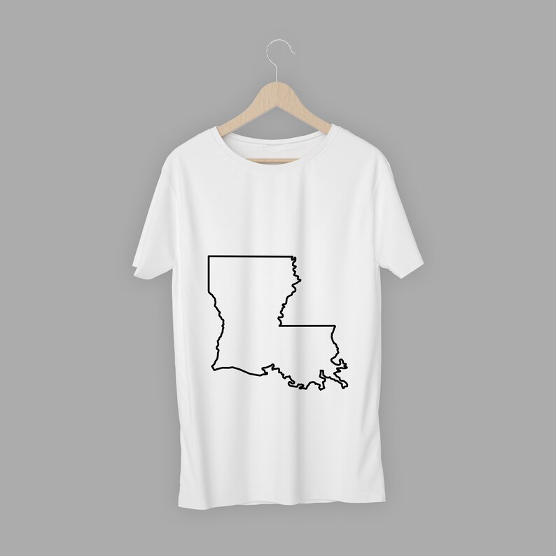Louisiana Outline SVG Files Louisiana Silhouette SVG Files Louisiana