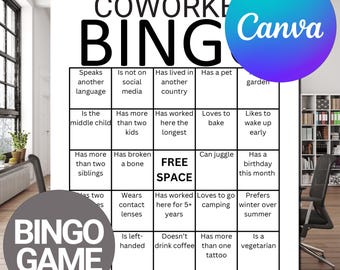 Editable Get to Know You Bingo | Icebreaker Bingo Find Someone Who | Find the Guest Bingo | Icebreaker Bingo | Custom Icebreaker Activity