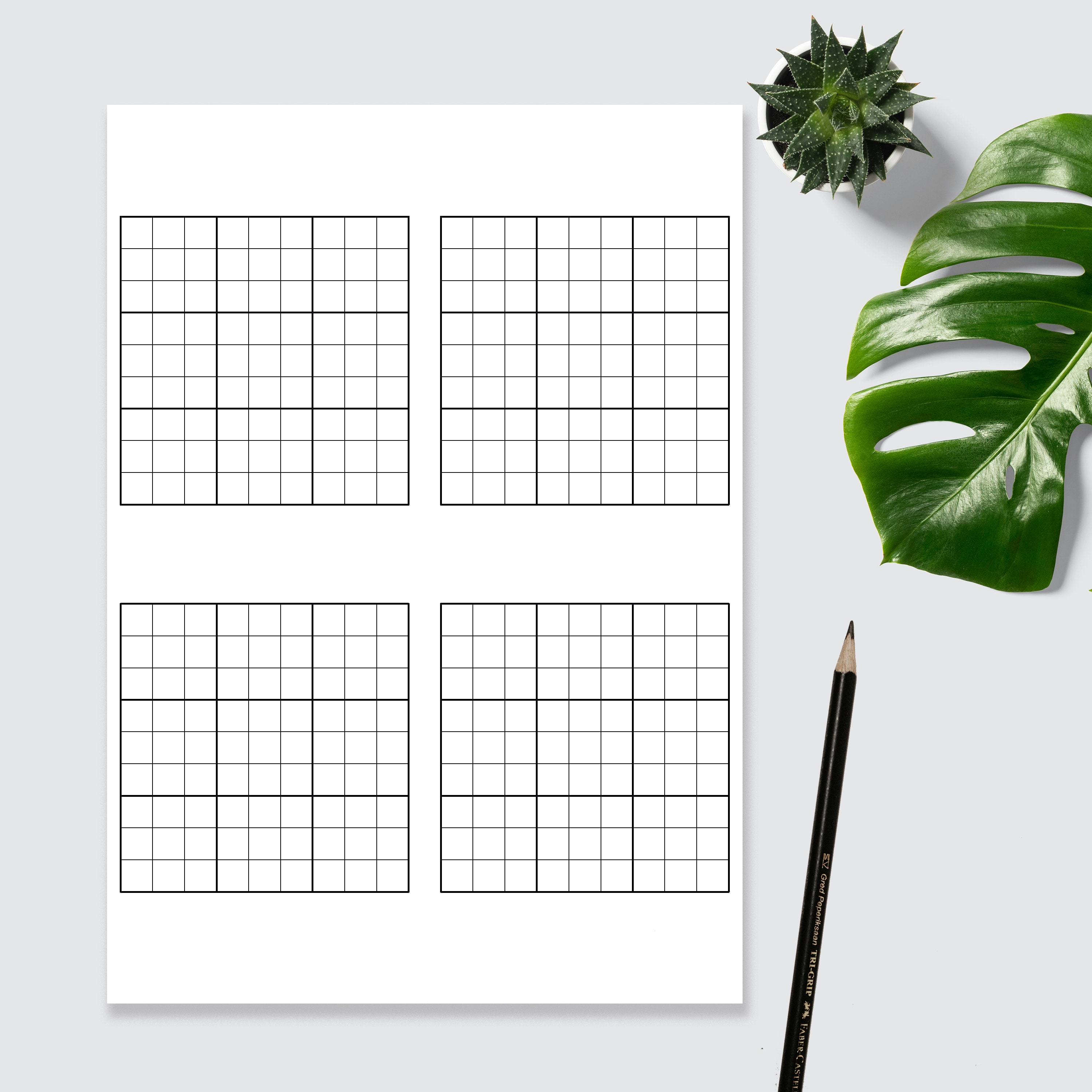 Blank Sudoku Pages Printable Blank - Il Fullxfull.5881395263 3ee7 