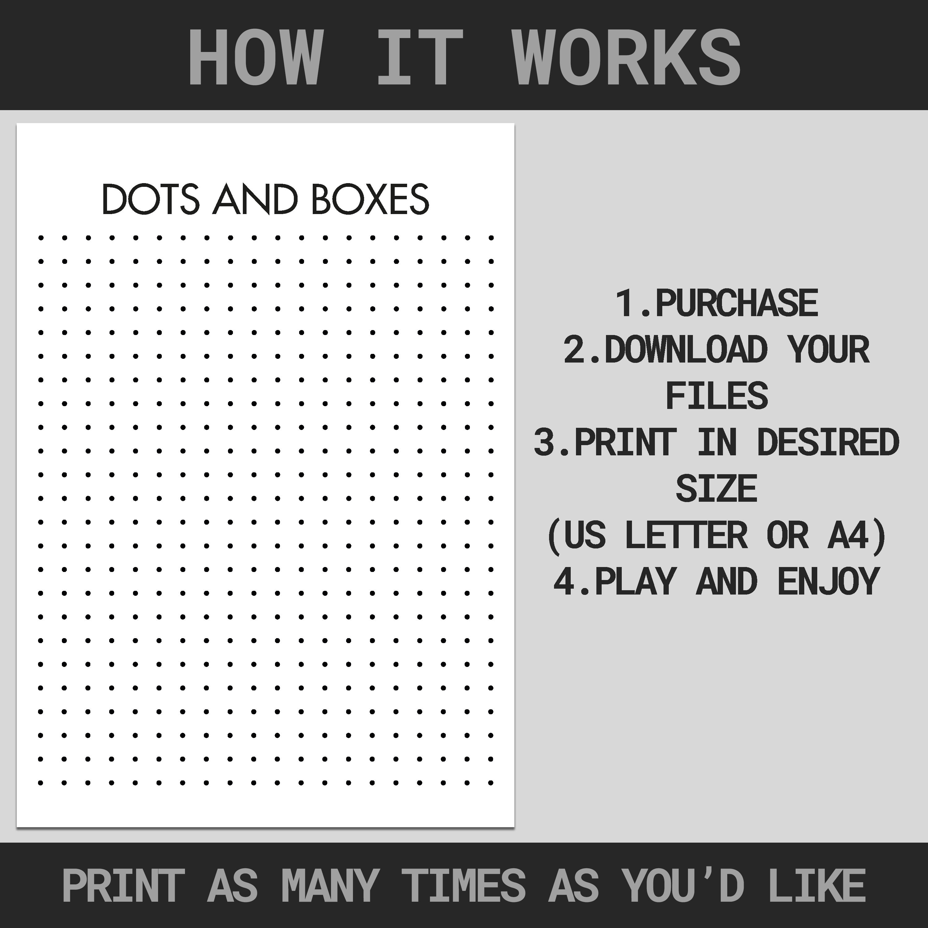 dots-and-boxes-game-printable-dots-game-classic-board-game-printable-dots-and-boxes-road-trip