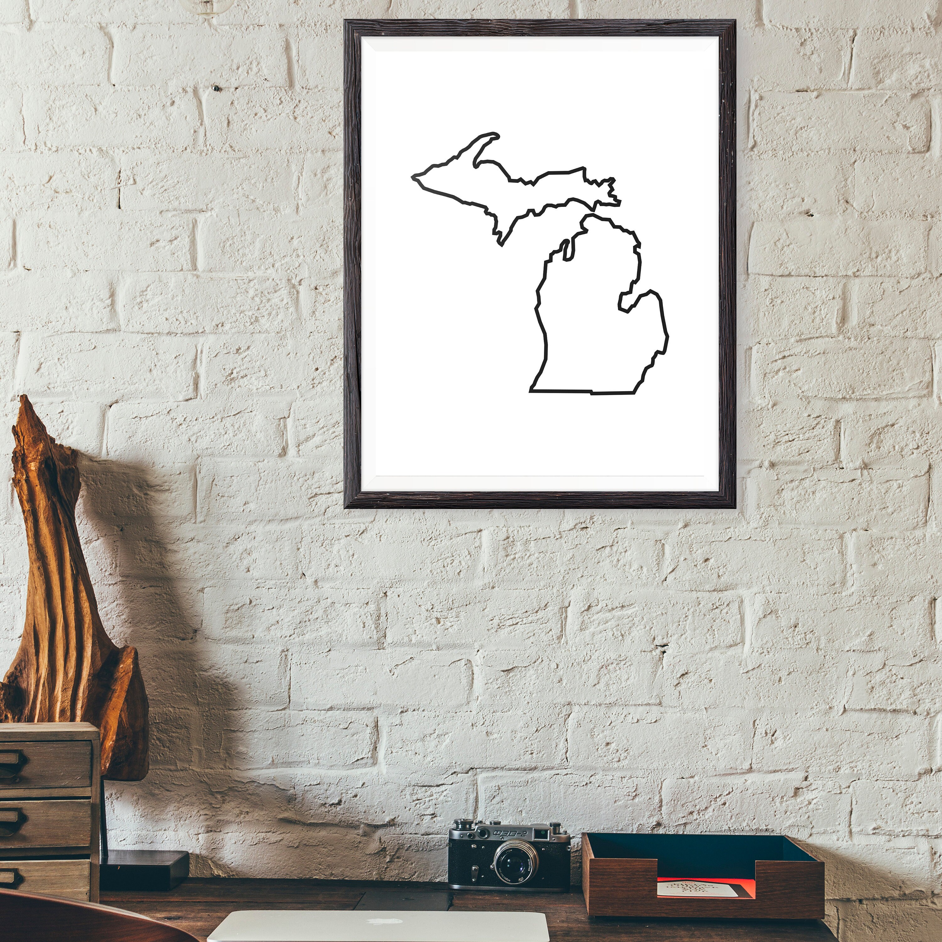 Michigan Outline SVG Files Michigan Silhouette SVG Files Michigan Cut ...