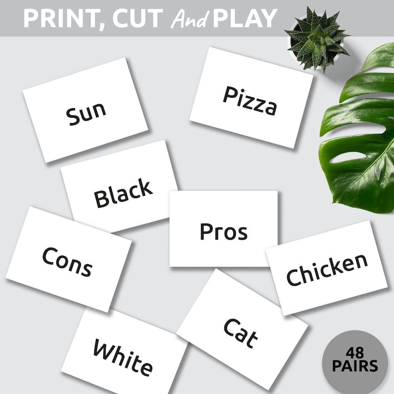 Find Your Pair Game Get to Know You Game Icebreaker Game Printable