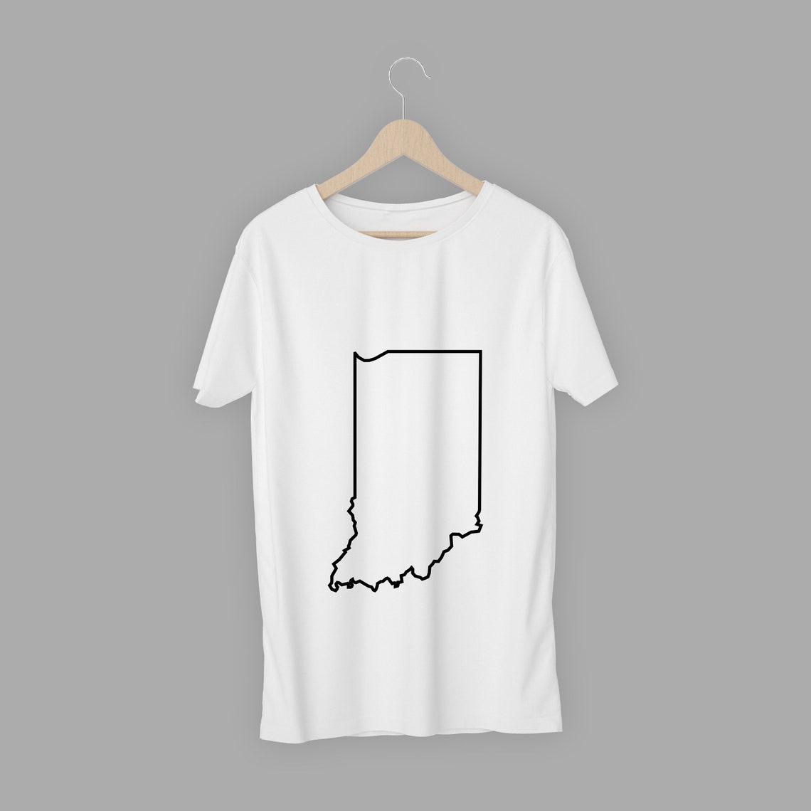 Indiana Outline SVG Files Indiana Silhouette SVG Files Indiana Cut