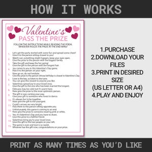 Pass the Prize Valentine's Day Game | Valentines Day Activity ...