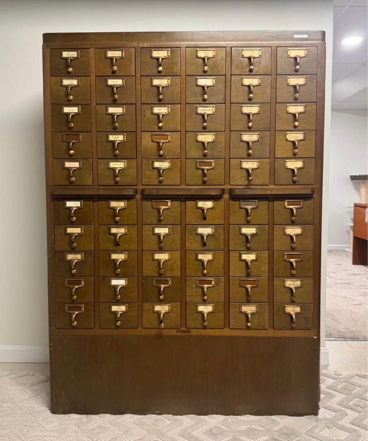 Gaylord Card Catalog Drawer - Etsy