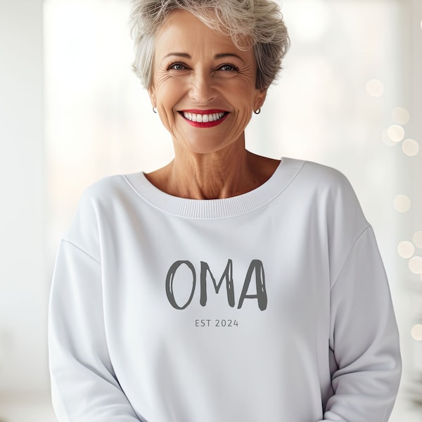 Pullover Oma, Geschenk für Oma, Ugly Christmas Sweater, Oma 2024, Geschenkidee Oma, Muttertagsgeschenk, Bekanntgabe Schwangerschaft, EST2024