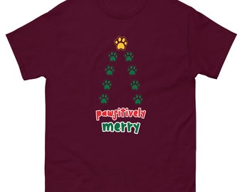 Pawsitively Merry Unisex Tee