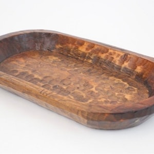 Large Food Safe Wood Dough Bowl
