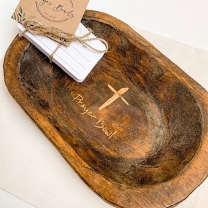 Cuenco de oración pequeño, cuenco de oración de madera, cuencos de Kim,