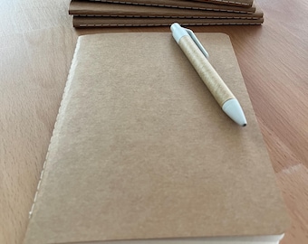 A5 Kraft Journal Einleger: 48 Seiten linierter Einleger (15x20cm)