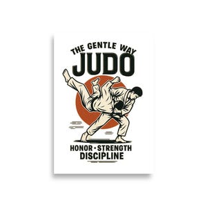 Judo Judoka Ippon poster