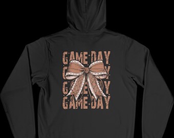 Sudadera con capucha y lazo de fútbol