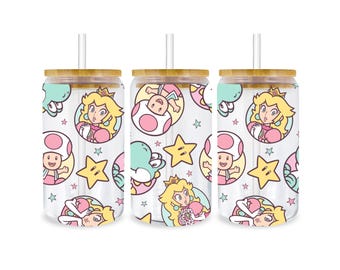 Vaso de 473 ml (16 oz) de la Princesa Melocotón