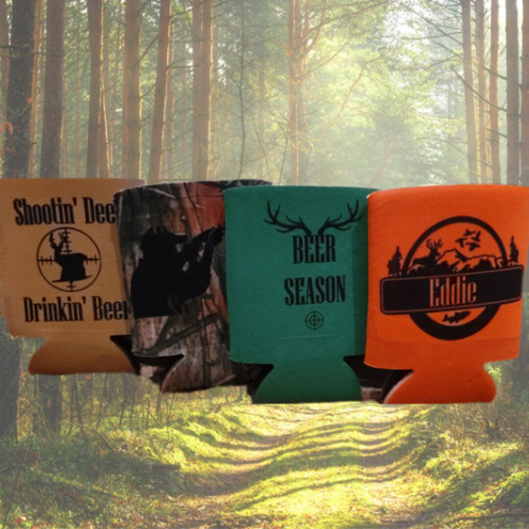 4 Pack of Hunting Koozies Etsy