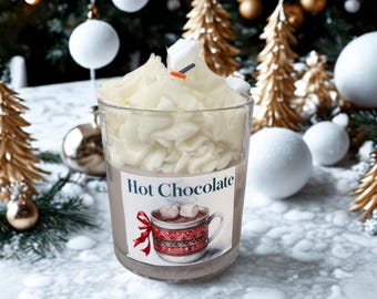 Vela de chocolate caliente de 10 oz