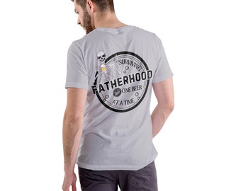 Camiseta de esqueleto de cerveza "Sobreviviendo a la paternidad"