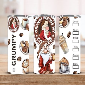 20oz Grumpy Before Coffee tumbler