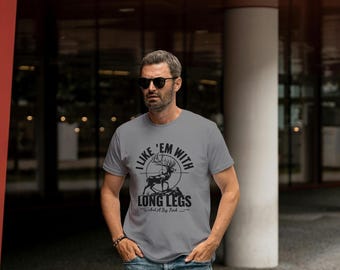Camiseta de cazadora de piernas largas y grandes
