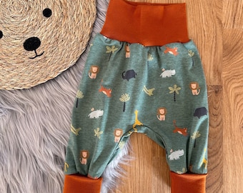 Pumphose Baby ‚Tiere‘ // Mitwachshose, Hose, Kinder, Baby, Junge, Mädchen, Babyhose