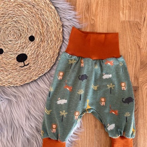 Pumphose Baby Tiere // Mitwachshose, Hose, Kinder, Baby, Junge, Mädchen, Babyhose Bild 2