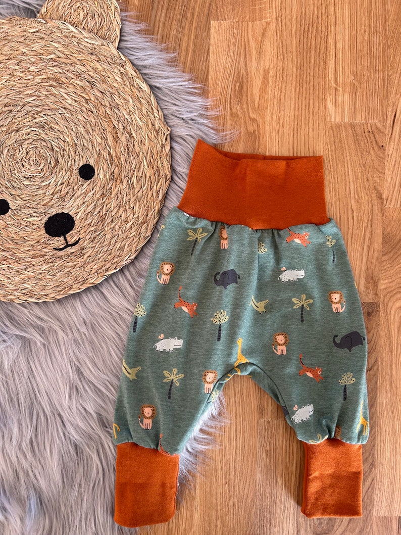 Pumphose Baby Tiere // Mitwachshose, Hose, Kinder, Baby, Junge, Mädchen, Babyhose Bild 2