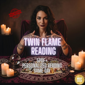Twin Flame Reading, Tarot Reading, Psychic Reading, Same Hour, Very Detailed, Cheap, Soul Mate Reading
