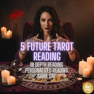 5 Future Psychic Reading , Fortune Teller , Medium Reading, Astrology Reading , Tarot Reading , Psychic Reading , Psychic , Same hour