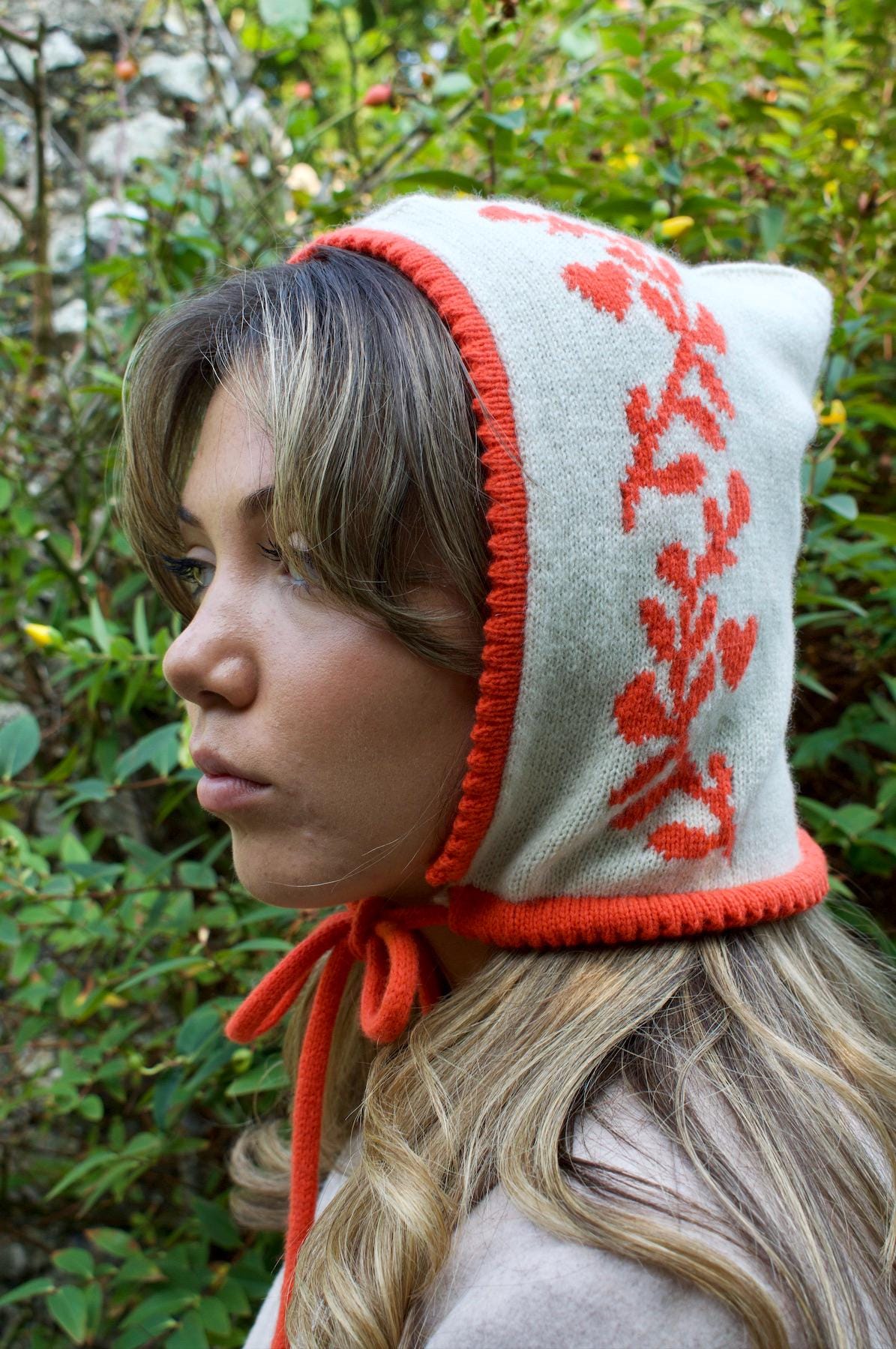 Knit Y2k Hat Cat Beanie with Devil Horn and Long Bunny Ear