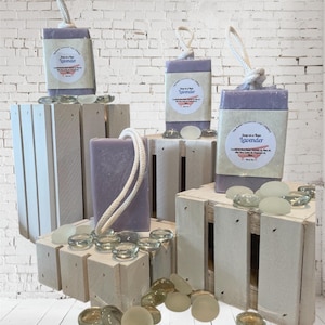 Handcrafted natural soap, Soap on a rope,  Shower soap,