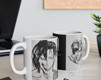 Eren Yeager x Titan Mug - Attack on Titan Fan Coffee Mug
