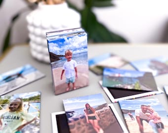 Personalised Photo Fridge Magnet, Custom Photo Gift, Memory Magnet, Family Gift , Magnet Wedding Favour, Party Favours, Photo Gift,