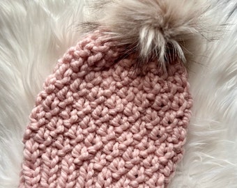 Moss Stitch Beanie- Children’s Size