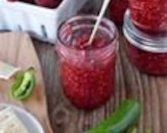 Raspberry Jalapeno Jam - 8 oz