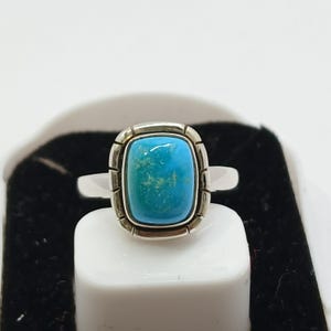 Arizona Turquoise Ring, Natural Turquoise Ring, Minimalist Ring, Turquoise Jewelry, Rings For Girls, Birthday Ring Gift For Her