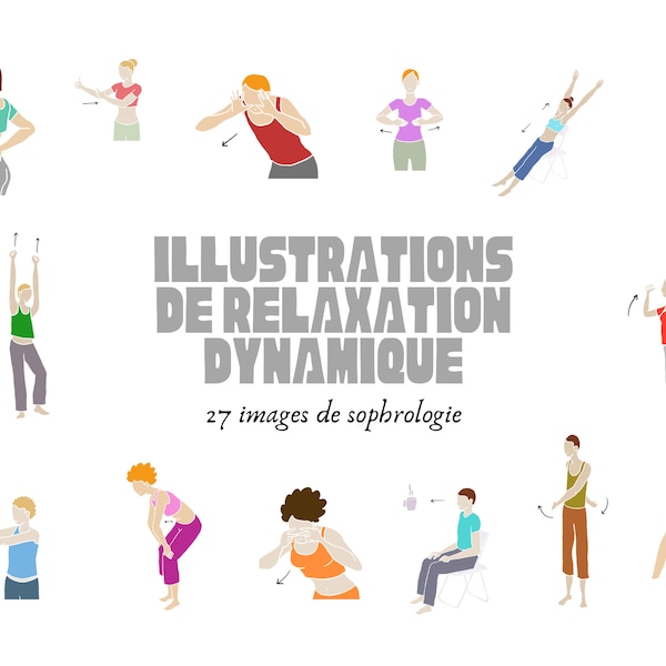 27 illustrations de Sophrologie - Relaxation Dynamique pour Sophrologue