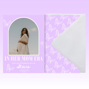 In Her Mom Era Baby Shower Invite | Baby Shower Invitation | Taylor Themed Baby Shower | Canva Template